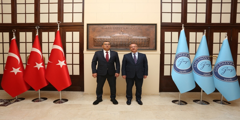 Buhara Devlet Üniversitesi Rektörü Dr. Khamidov Obidjon Khafizovich, Rektörümüz Prof. Dr. Uğur Ünal’ı Ziyaret Etti