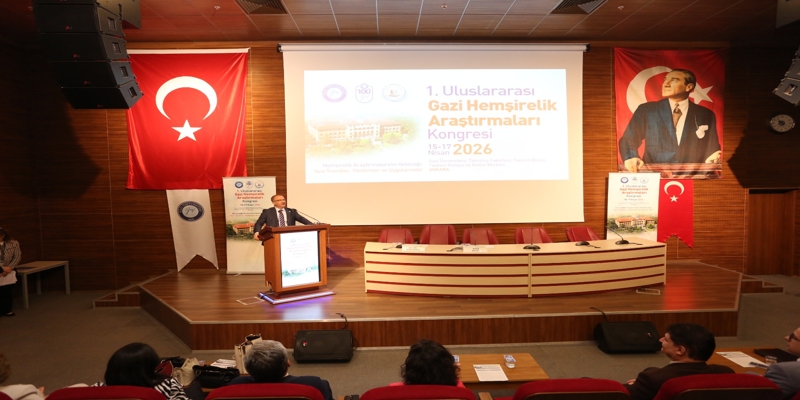 1. Uluslararası Gazi Hemşirelik Araştırmaları Kongresi Gerçekleşti