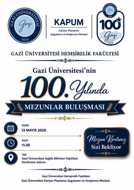 Gazi Üniversitesi'nin 100. Yılında Mezunlar Buluşması