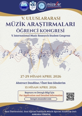 V. Uluslararası Müzik Araştırmaları Öğrenci Kongresi