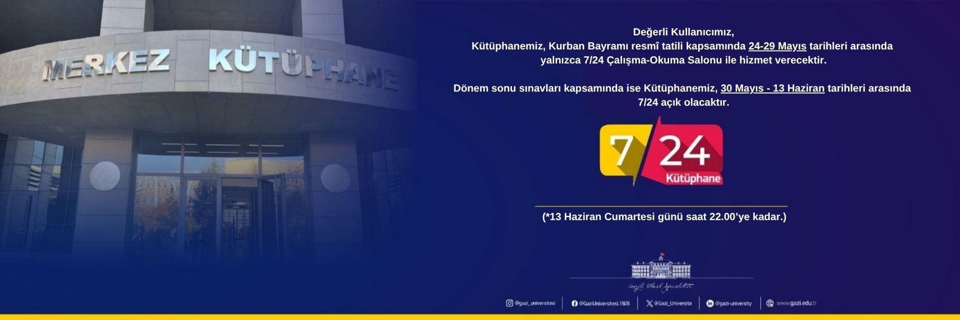 kütüphane 13 haziran