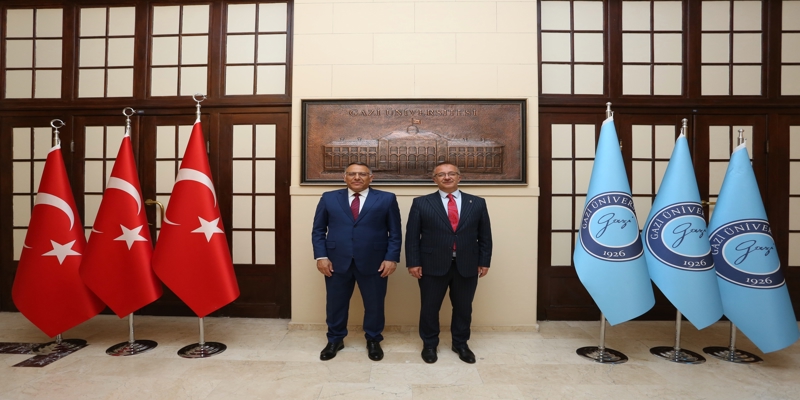 Iğdır Üniversitesi Rektörü Prof. Dr. Ekrem Gürel, Rektörümüz Prof. Dr. Uğur Ünal'ı Ziyaret Etti