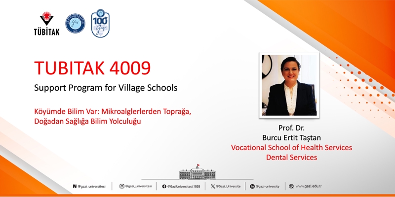 Prof. Dr. Burcu Ertit Taştan’s TÜBİTAK 4009 Project Approved