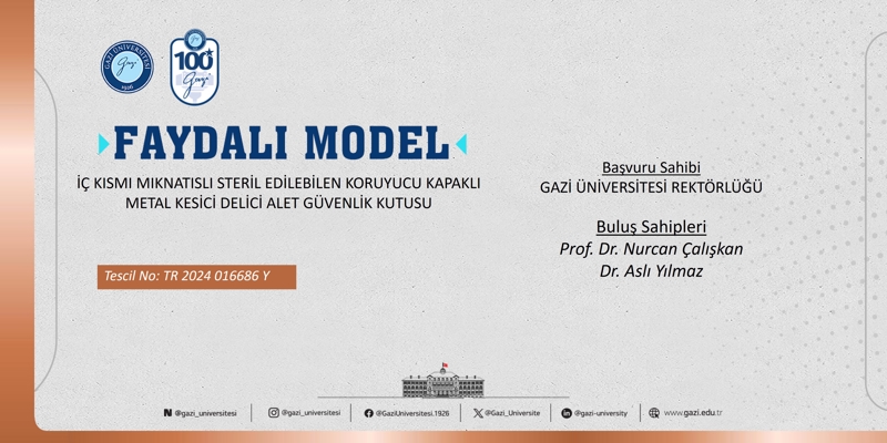 2024/016686 Sayılı Ulusal Faydalı Model Belgesi Başvurusu Tescillendi