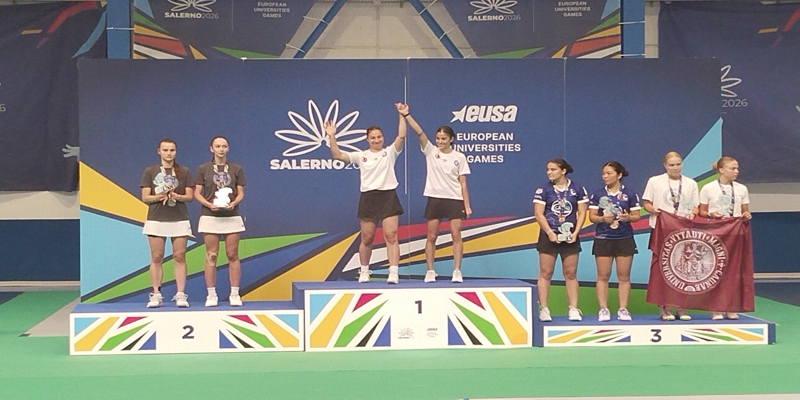 Spor Bilimleri Fakültesi Öğrencilerimiz Badminton Branşında Avrupa Şampiyonu Oldu