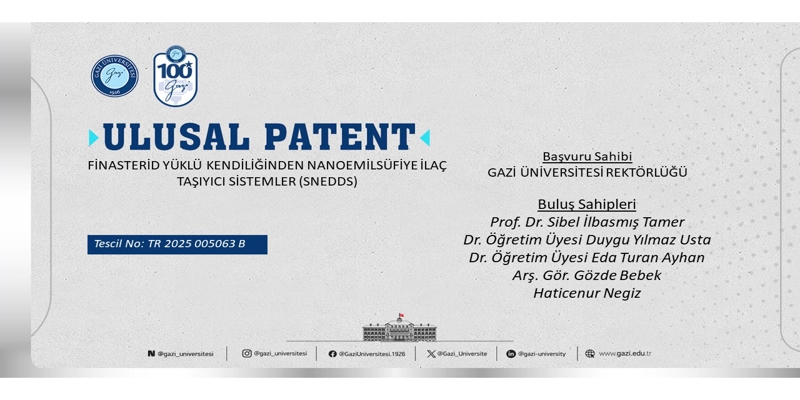 2025/005063 Sayılı Ulusal Patent Başvurusu Tescillenmiştir