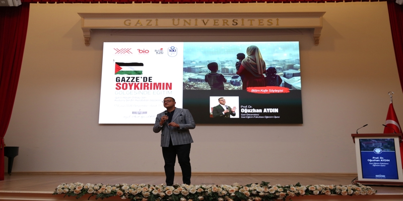 “Gazze’de Soykırımın Gölgesinde Eğitim" Adlı Söyleşi Programı Düzenlendi