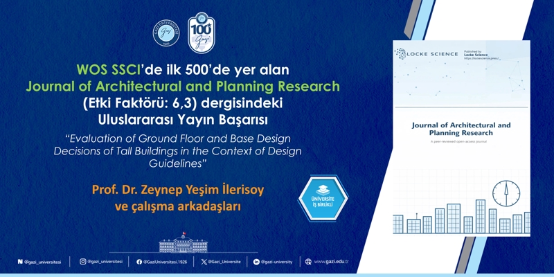 WoS SSCI’da ilk 500’de yer alan Uluslararası Yayın Başarısı (Prof. Dr. Zeynep Yeşim İlerisoy)