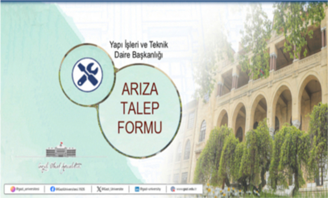 Başkanlığımız Arıza Talep Formu 