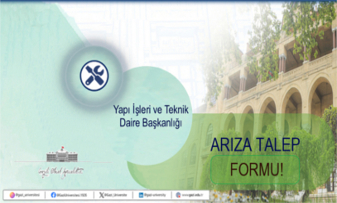 Başkanlığımız Arıza Talep Formu 