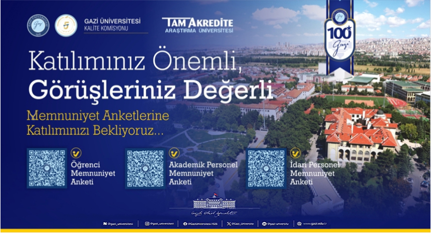 YİDB Kalite Komisyonu Memnuniyet Anketi