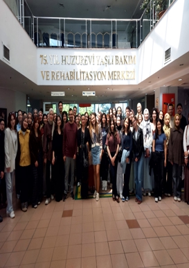 75. Yıl Huzurevi Yaşlı Bakım ve Rehabilitasyon Merkezi’ne Ziyarette Bulunduk