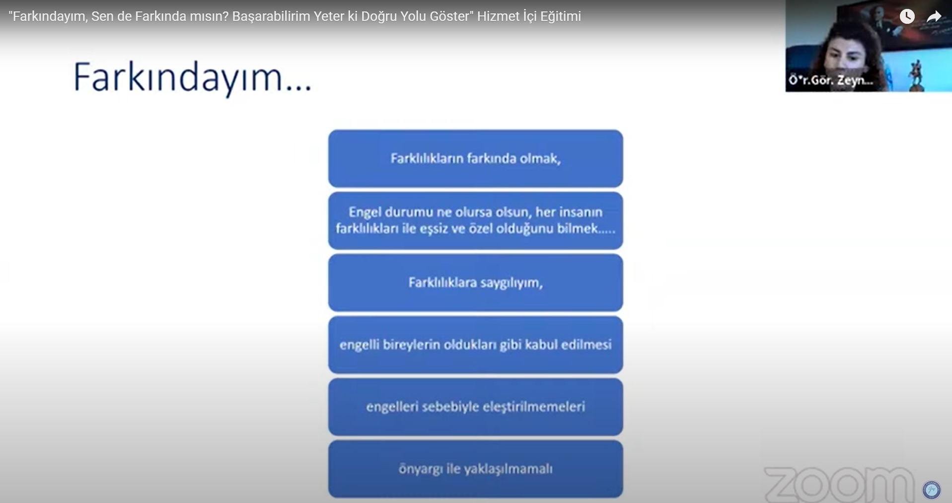 FARKINDAYIM! SEN DE FARKINDAMISIN? Başarabilirim Yeter ki DOĞRU YOLU GÖSTER 3-1