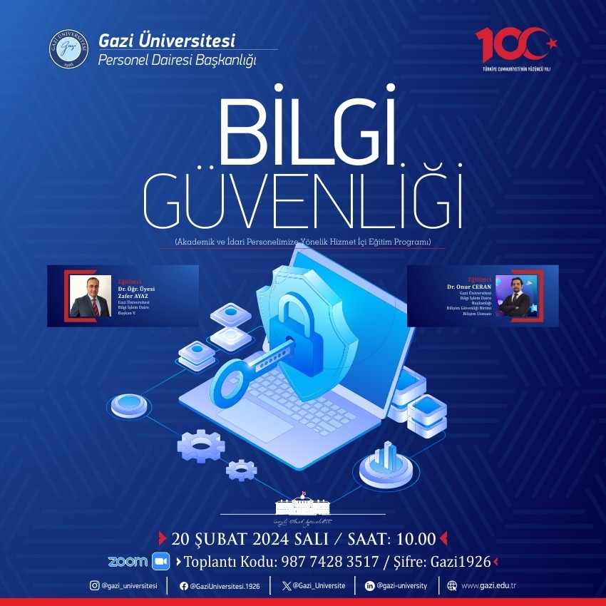 Bilgi Güvenliği Afiş -1