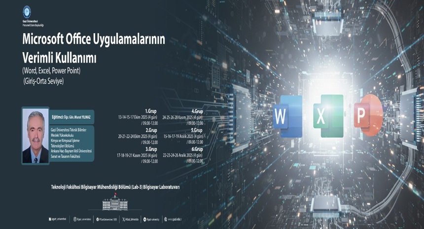 Microsoft Office Uygulamalarının Verimli Kullanımı