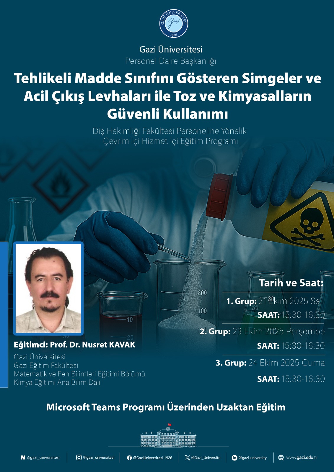Tehlikeli Madde Sınıfını Gösteren Simgeler Afiş 2-1