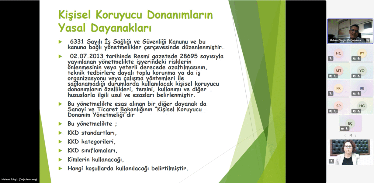 Kişisel Koruyucu Ekipman Kullanımı 4-1