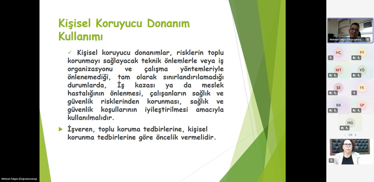 Kişisel Koruyucu Ekipman Kullanımı 3-1