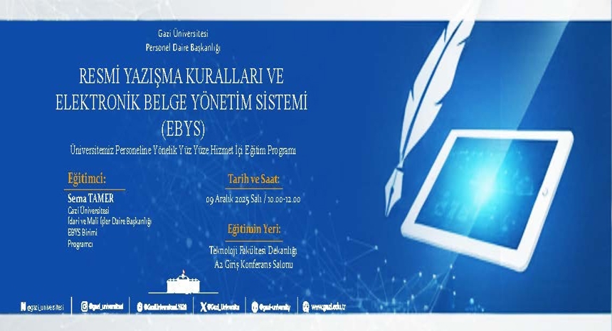 Resmi Yazışma Kuralları ve Elektronik Belge Yönetim Sistemi (EBYS)