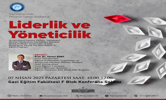 Liderlik ve Yöneticilik Konulu Hizmet İçi Eğitim Programı Düzenlenmiştir.