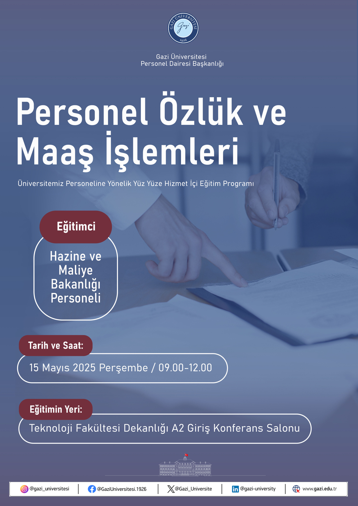 Personel Özlük ve Maaş İşlemleri Afiş 1-1