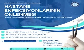 Hastane Enfeksiyonlarının Önlenmesi Konulu Hizmet İçi Eğitim Programı Düzenlenmiştir.