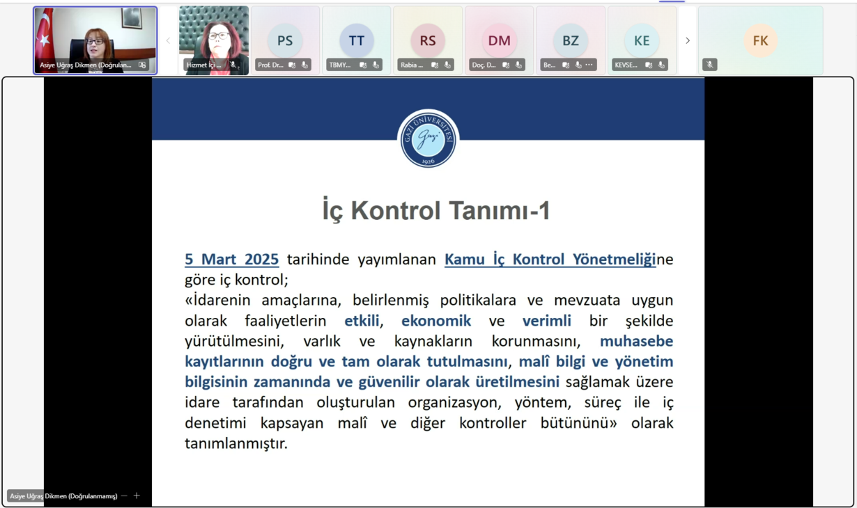 İç Kontrol Sistemi 3-1