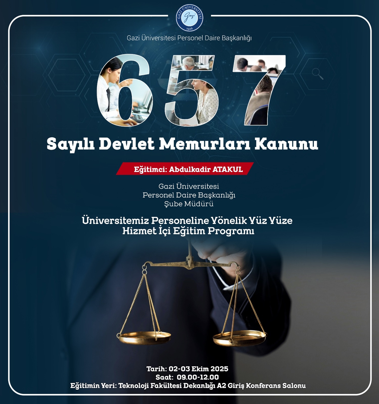 657 Sayılı Devlet Memurları Kanunu Afiş 3-1