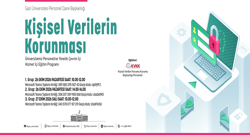Kişisel Verilerin Korunması