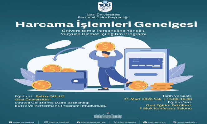 Harcama İşlemleri Genelgesi Konulu Hizmet İçi Eğitim Programı Düzenlenmiştir.