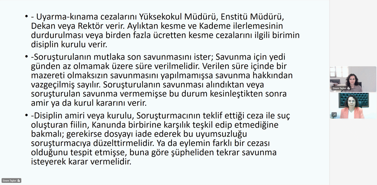 Disiplin İşlemleri 5-1