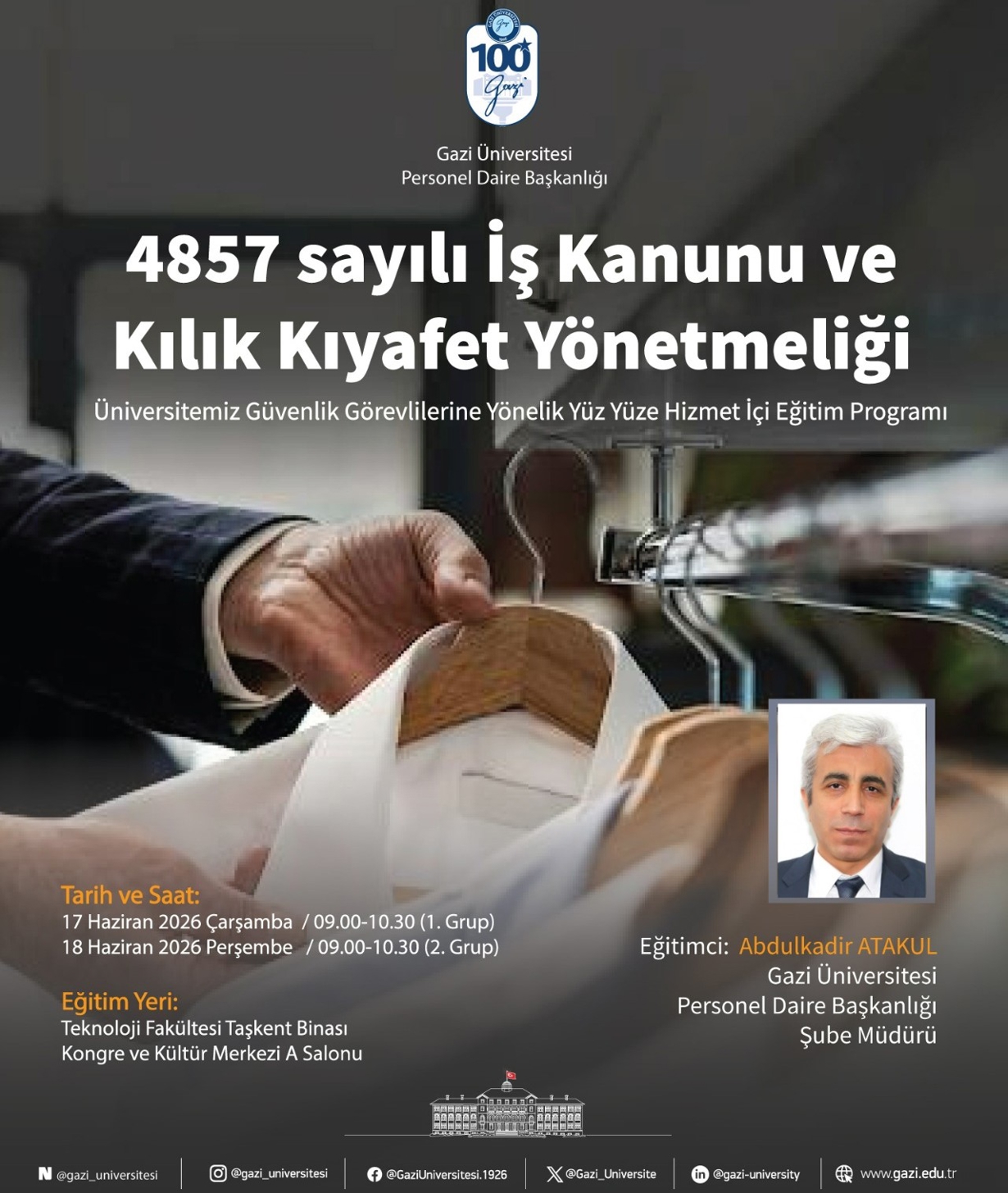 4857 sayılı İş Kanunu ve Kılık Kıyafet Yönetmeliği Afiş 2-1