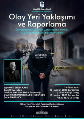 Olay Yeri Yaklaşımı ve Raporlama Hizmet İçi Eğitim Programı