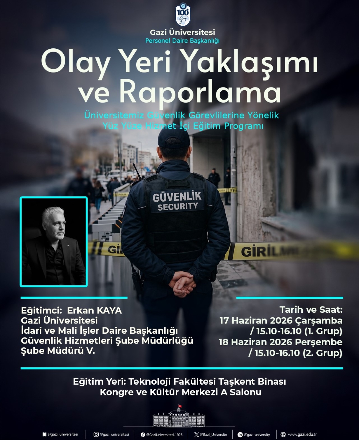 Olay Yeri Yaklaşımı ve Raporlama Afiş 3-1