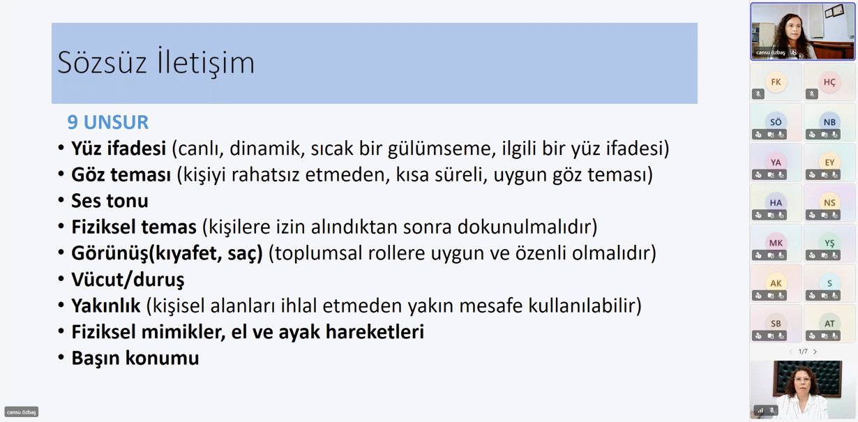 Sağlıkta İletişim 3-1
