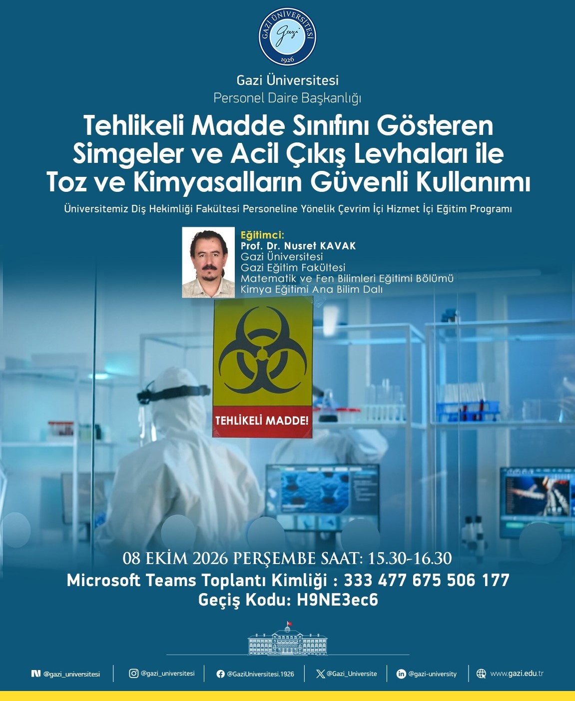 Tehlikeli Madde Sınıfını Gösteren Simgeler Afiş 3-2026-1