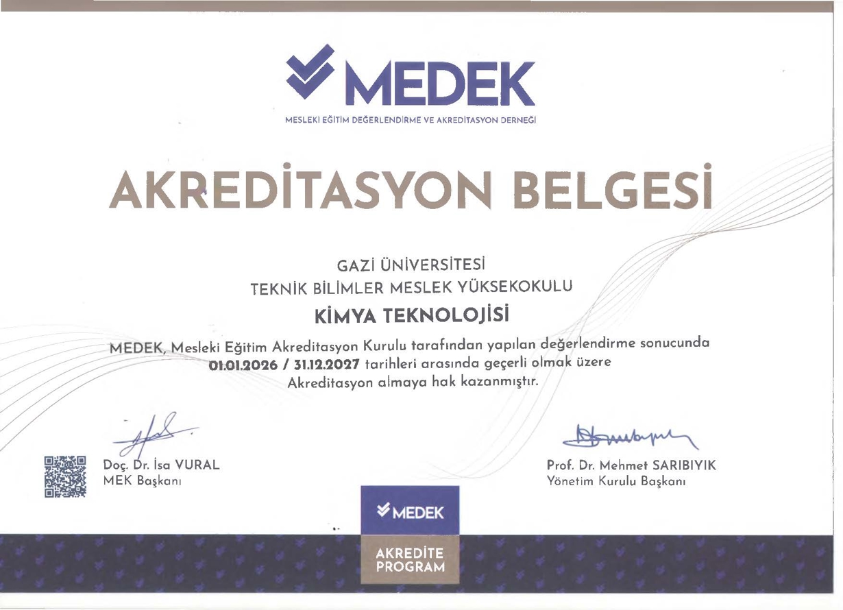 Akreditasyon Belgesi Kimya Teknolojisi-1