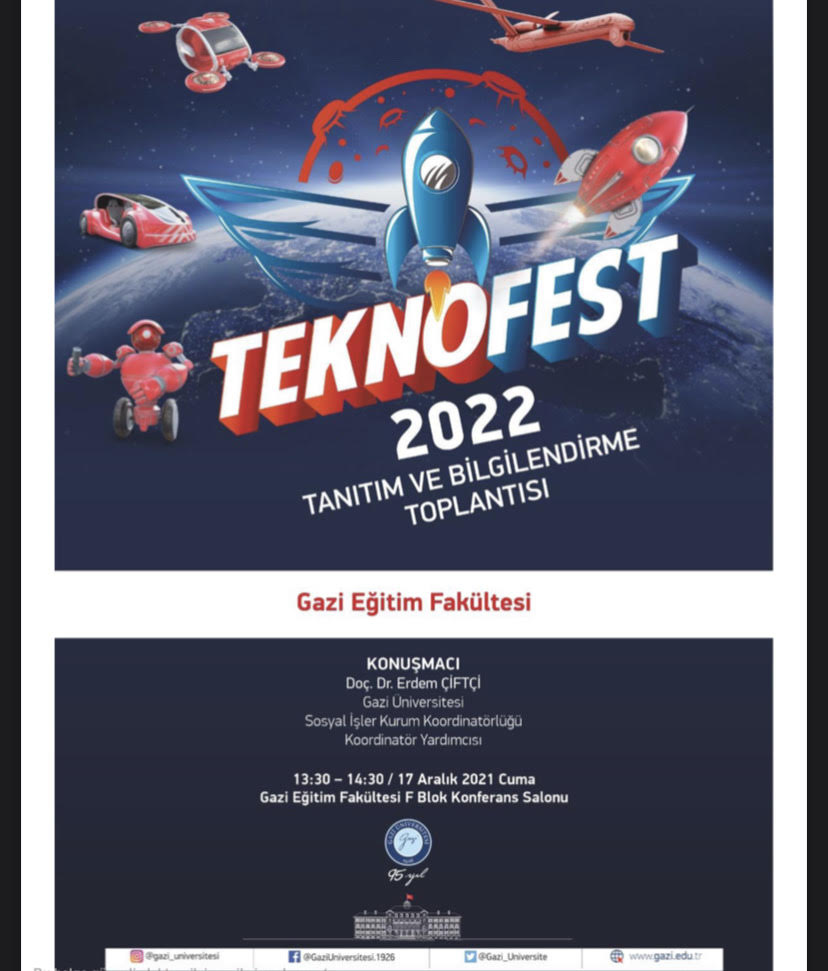 TEKNOFEST 2022 Tanıtım ve Bilgilendirme Toplantısı Afişi-1