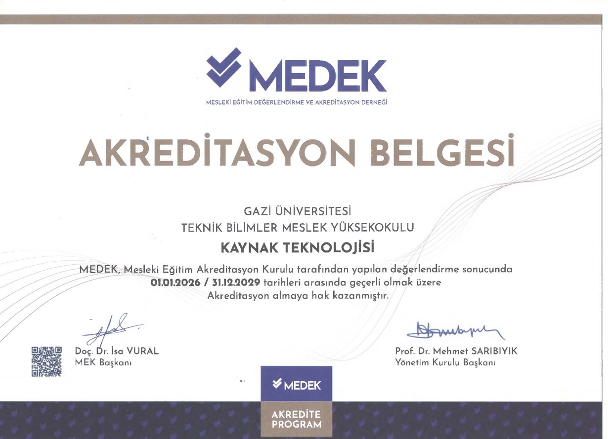 Akreditasyon Belgesi Kaynak Teknolojisi-1