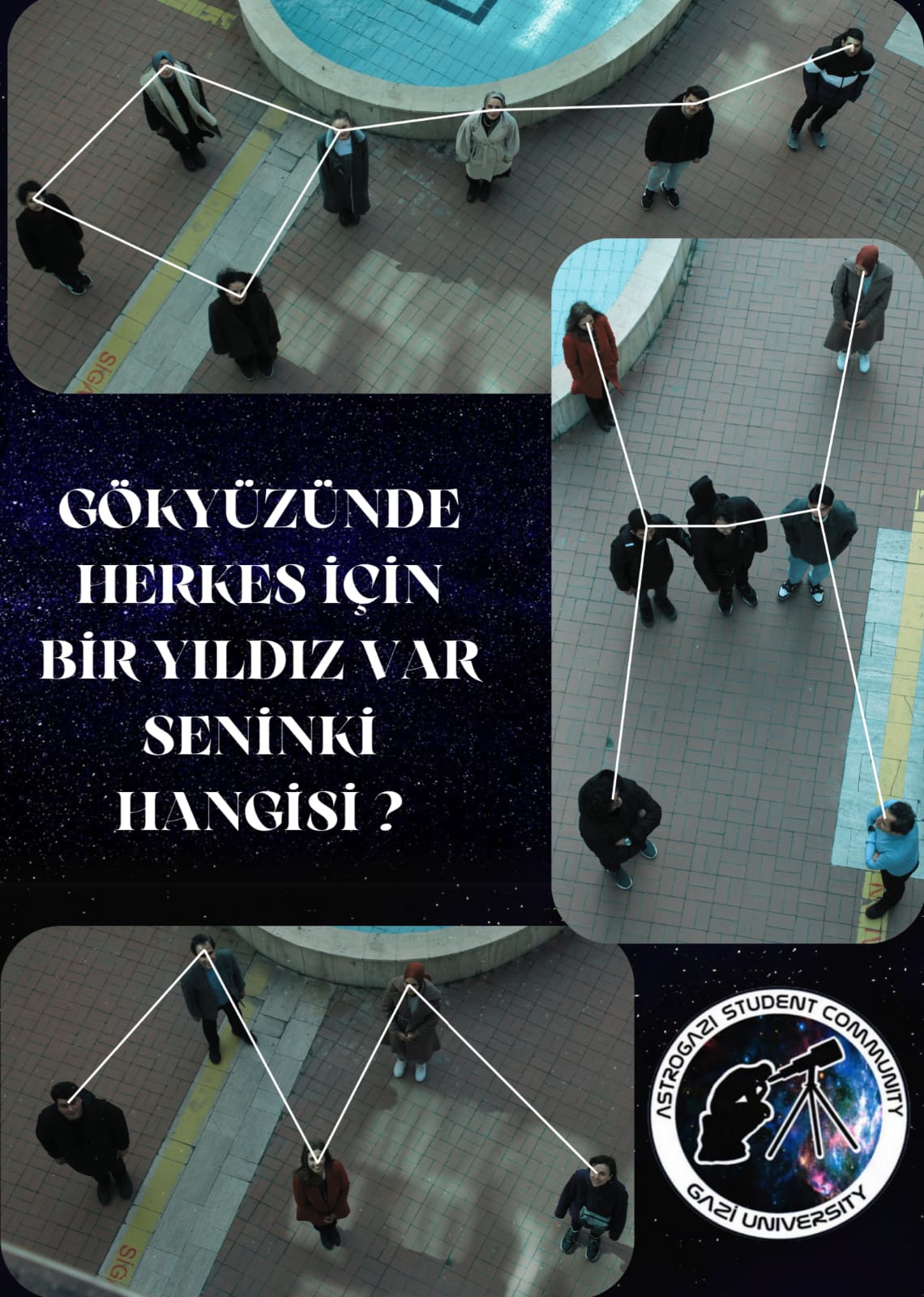 6. Dönem AstroGAZİ Topluluğu öğrencileri ve akademik lideri teşekkür belgelerini aldılar-1