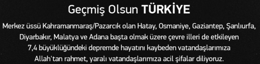 GEÇMİŞ OLSUN TÜRKİYE-1