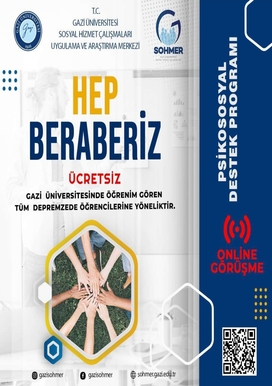 Üniversitemizde Öğrenim Gören Tüm Depremzede Öğrencilere ONLİNE Psikososyal Destek Programı