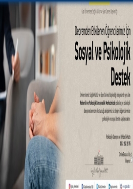 ÖĞRENCİLERİMİZ İÇİN SOSYAL DESTEK