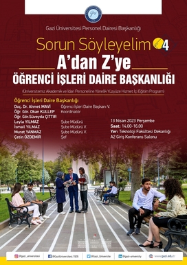 A'dan Z'ye Öğrenci İşleri Daire Başkanlığı