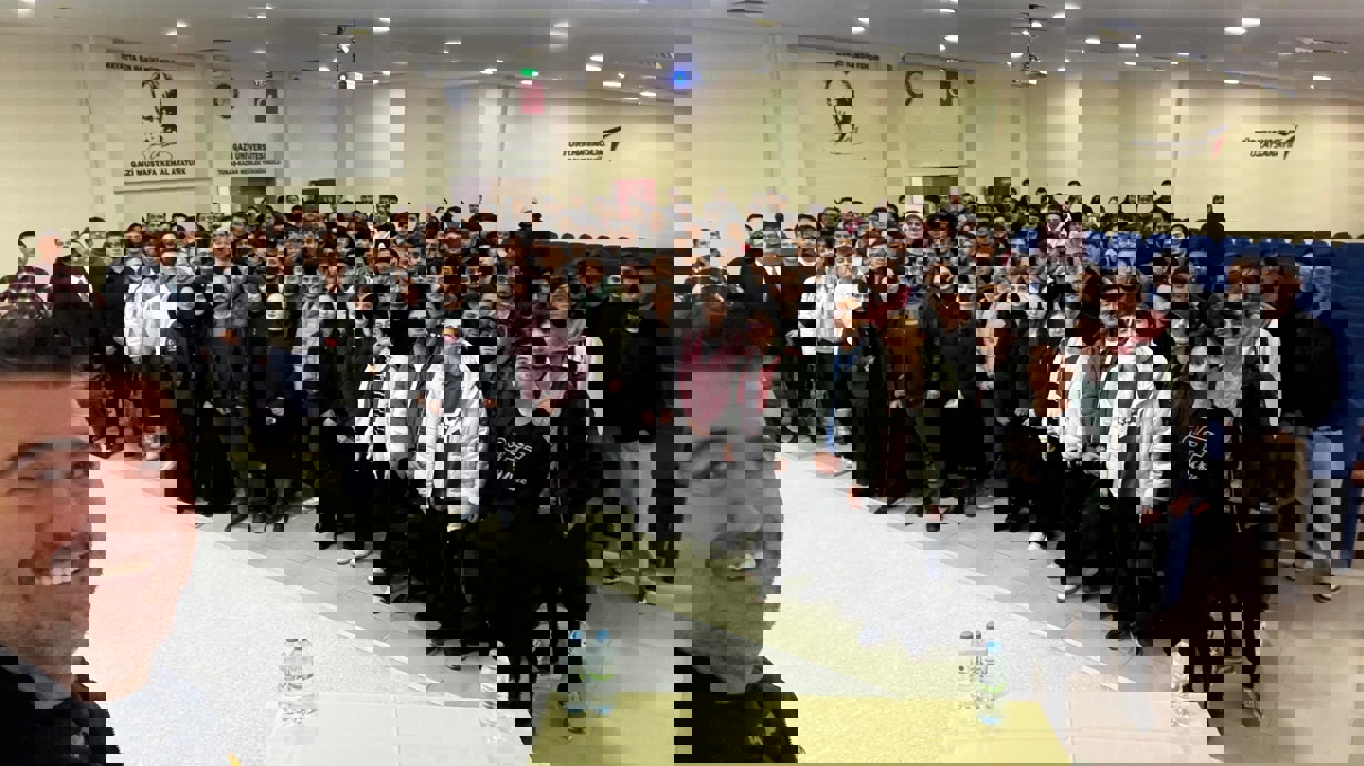 Yüksekokulumuzda Test Pilotu Murat ÖZPALA ile TUSAŞ ve HÜRKUŞ Üzerine Söyleşi Yapıldı-1