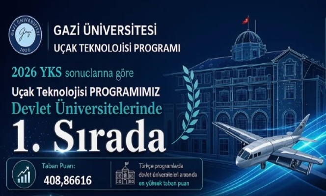Uçak Teknolojisi Programı: Devlet üniversiteleri arasında TÜRKİYE 1.’Sİ!