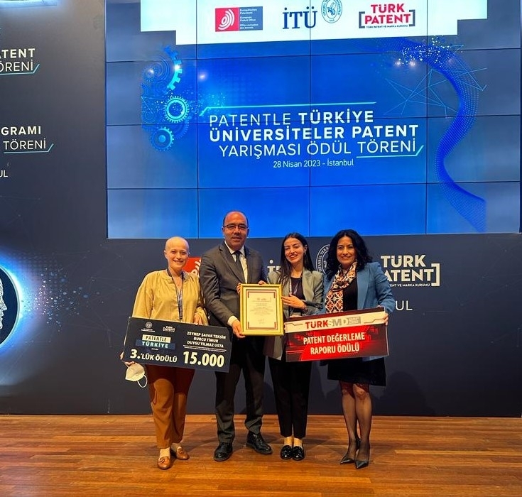 Patentle Türkiye 3. Üniversiteler Patent Yarışması’ndan Üniversitemize Ödül-1