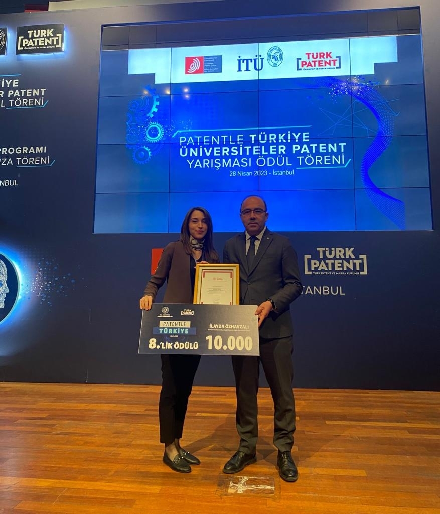 Patentle Türkiye 3. Üniversiteler Patent Yarışması’ndan Üniversitemize Ödül-1