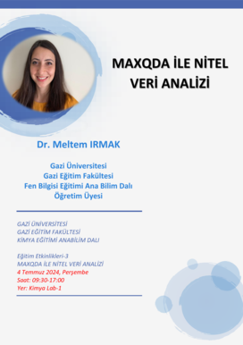 Maxqda ile Nitel Veri Analizi