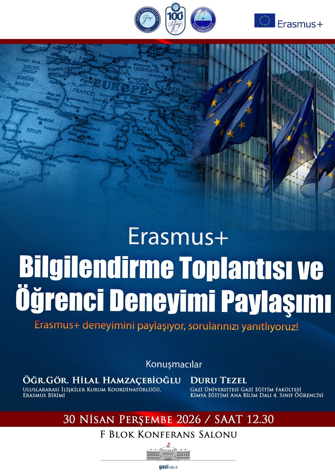 Erasmus+ Bilgilendirme Toplantısı ve Öğrenci Deneyimi Paylaşımı